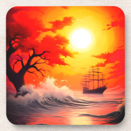 Ai Ship Getränkeuntersetzer