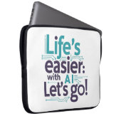 AI Simplicity Sleeve – Effortless Tech Protection (Vorne Rechts)