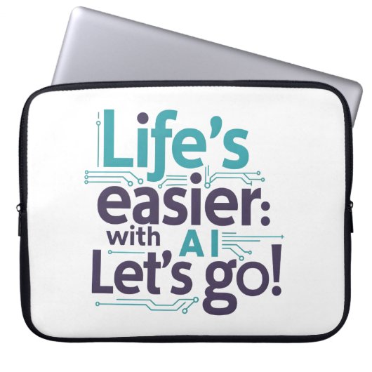 AI Simplicity Sleeve – Effortless Tech Protection (Vorderseite)