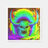 Ai Skull Art Serviette (Vorderseite)