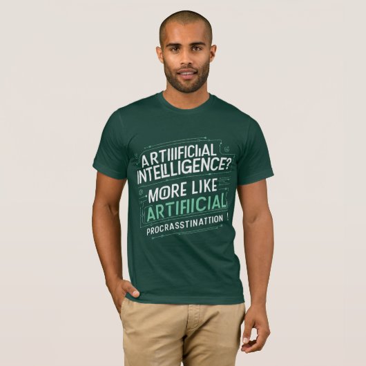 AI Slacker T-Shirt (Vorne ganz)