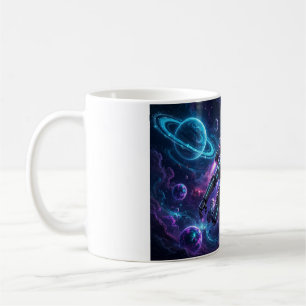 AI Space Odyssey — Kosmos-Explorations-Kunsttasse Kaffeetasse