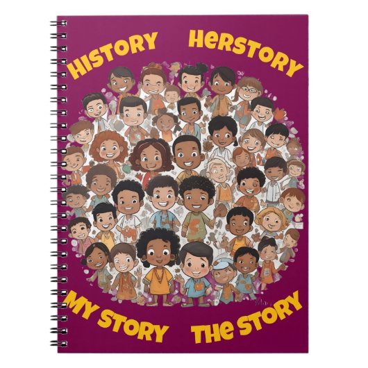 AI Spiral Story Notebook oder Journal Notizblock (Vorderseite)