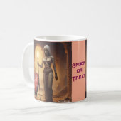 AI sprach oder Leckerei I Luv meine Mama-Tasse Kaffeetasse (Vorderseite Links)