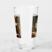AI Steampunk Affe sci fi Glass Cup Glas (Rechts)