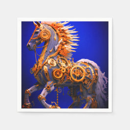 Ai Steampunk Horse Serviette