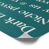 AI Street Art Style  Poster (Ecke)