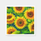 Ai Sunflowers Serviette (Vorderseite)