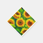 Ai Sunflowers Serviette (Ecke)