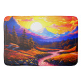 Ai Sunset Badematte (Vorderseite)