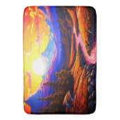 Ai Sunset Badematte (Vorderseite Vertikal)