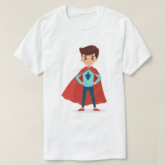 AI Superhero Boy T-Shirt (Design vorne)