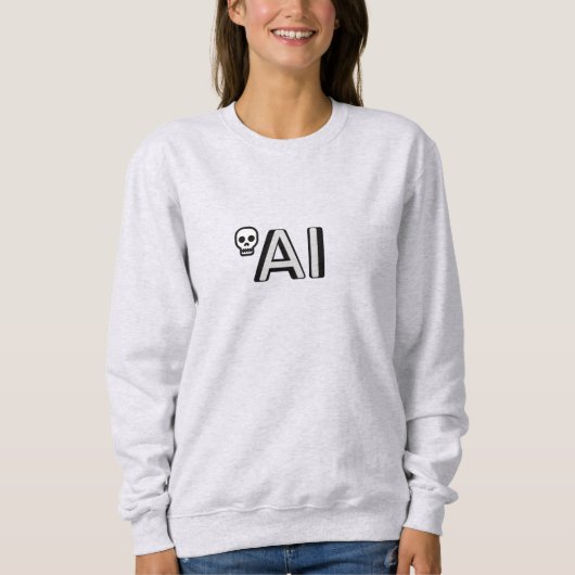 AI-Sweatshirt Sweatshirt (Vorderseite)
