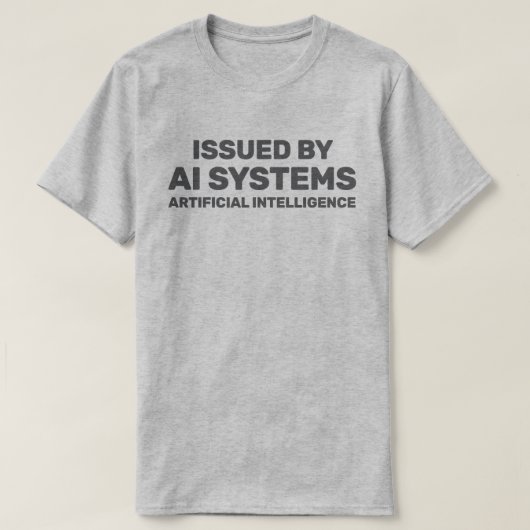 AI Systems™ T-Shirt (Design vorne)