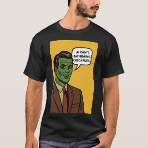 AI-Tech-Popkultur-Zombie T-Shirt