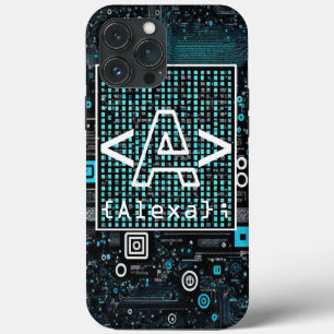 Ai - Technologie - Coding Monogram - Letter A Case-Mate iPhone Hülle