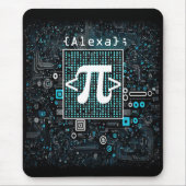 Ai - Technologie - Coding Monogram - Pi Symbol Mousepad (Vorne)