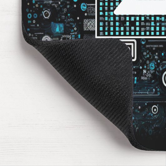Ai - Technologie - Coding Monogram - Sigma Mousepad (Ecke)