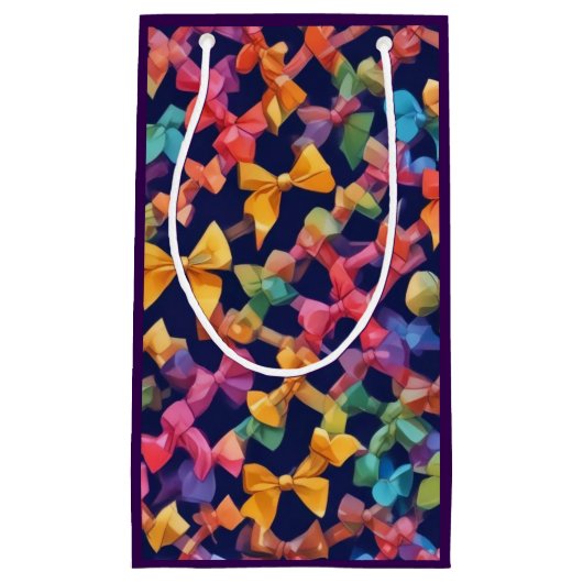 AI Tied Bows Geschenktasche Kleine Geschenktüte (Vorderseite)