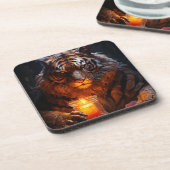 Ai Tiger Art Getränkeuntersetzer (Linke Seite)