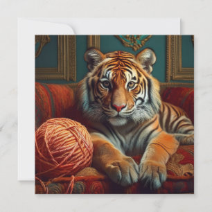 AI Tiger Feiertagskarte