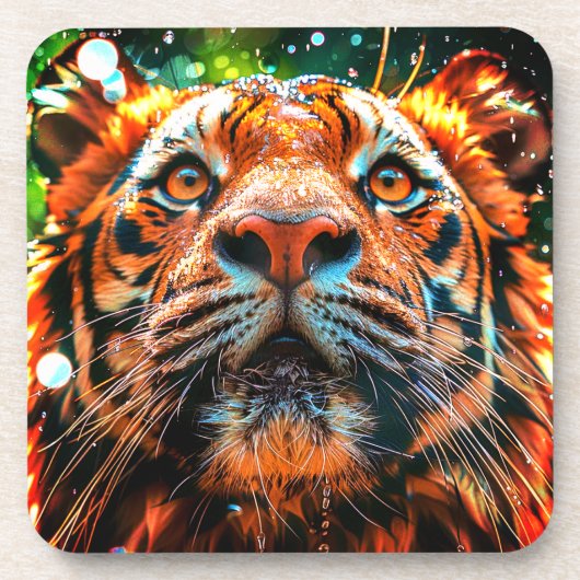 Ai Tiger Getränkeuntersetzer (Vorderseite)