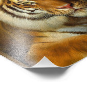 AI Tiger Painting Fotodruck (Ecke)