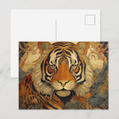 AI Tiger Postkarte (Vorne/Hinten)