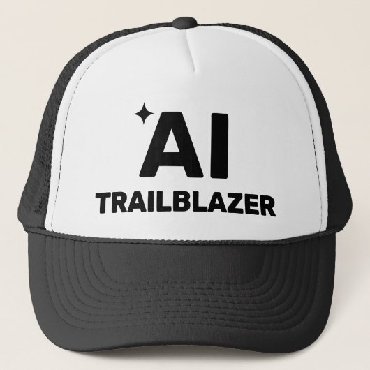 AI Trailblazer™ Trucker Hat Truckerkappe (Vorderseite)