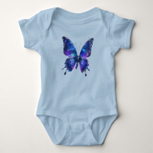 AI-Traumschmetterling Baby Strampler (Vorderseite)