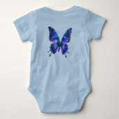 AI-Traumschmetterling Baby Strampler (Rückseite)