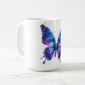 AI-Traumschmetterling Kaffeetasse (Vorderseite Links)
