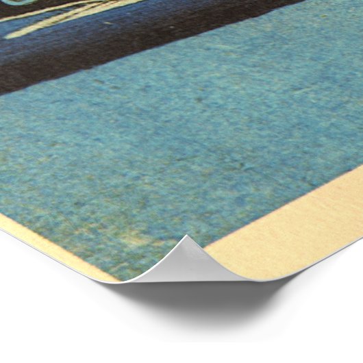 Ai (Trout) - Hiroshige Farbe Japanischer Fisch Pri Poster (Ecke)