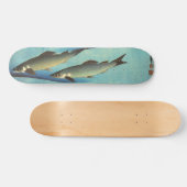 Ai (Trout) - Hiroshige Farbe Japanischer Fisch Pri Skateboard (Horizontal)