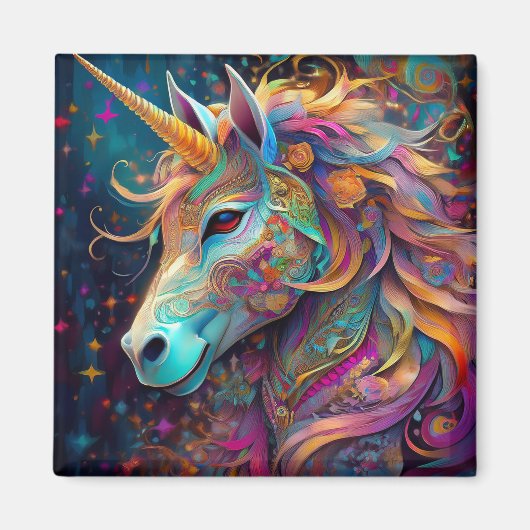 AI Unicorn Magnet (Vorne)