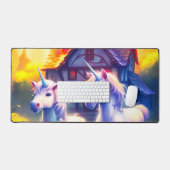 Ai Unicorns Schreibtischunterlage (Tastatur & Maus)