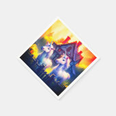 Ai Unicorns Serviette (Ecke)