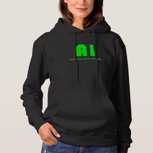 AI Unlocking Infinite Potential Hoodie (Vorderseite)
