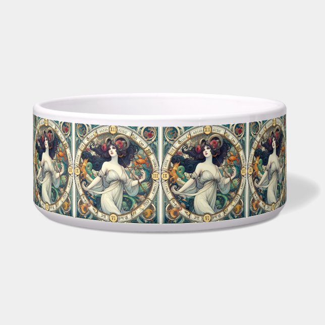 AI unterstützte Art Deco Bowl Design Napf (Vorderseite)