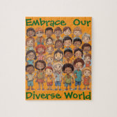 AI verkörpert unser Diverse World Rätsel Puzzle (Vertikal)