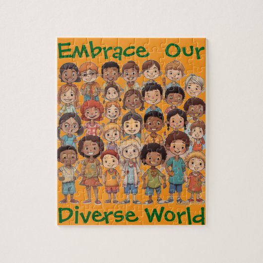 AI verkörpert unser Diverse World Rätsel Puzzle (Vertikal)