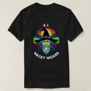 AI Wacky Wizard. Vorlage T-Shirt