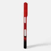 AI Warrior iPhone Cover – Epic Red Sun Silhouette  (Rückseite / Rechts)