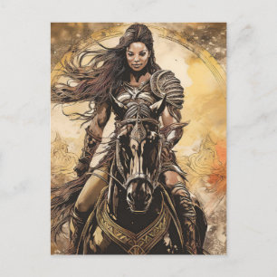 AI Warrior Postkarte