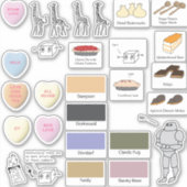 AI-Weirdness-Sammlung Aufkleber (Vorderseite)