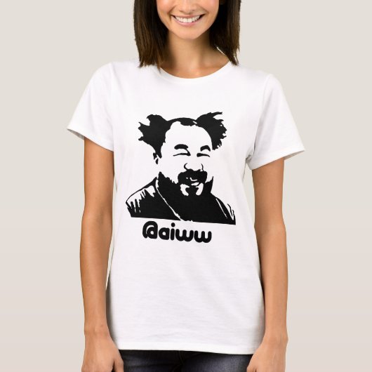 Ai Weiwei @aiww Twitter-Damen-T - Shirt (Vorderseite)