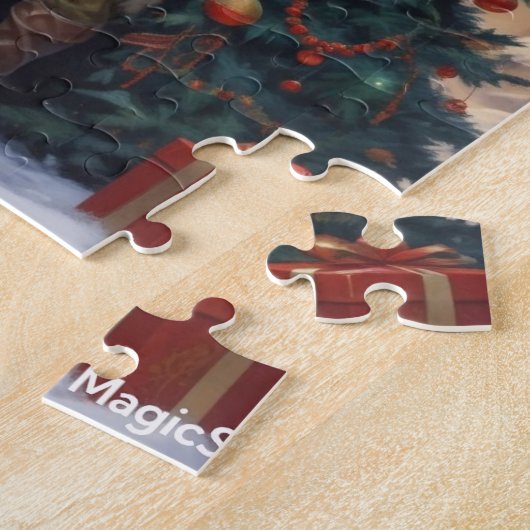AI wird im Weihnachtspuzzle wackelt Puzzle (Seite)