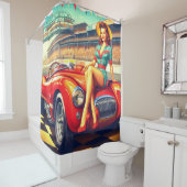 AI Woman Duschvorhang (Beispiel)