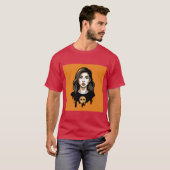 AI Woman Pic Design – The Future Meets Elegance T-Shirt (Vorne ganz)