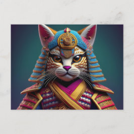 AI Yarn Cat Postkarte